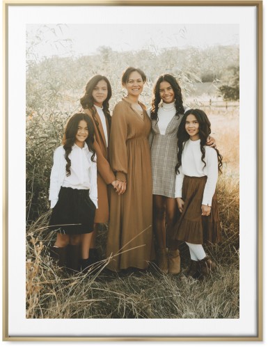 Simple Gallery of One Border Portrait Wall Art, Gold, Single piece, Canvas, 30x40, Multicolor, multi