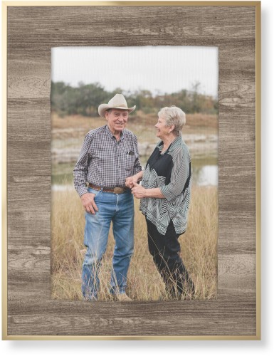 Countryside Portrait Wall Art, Gold, Single piece, Canvas, 30x40, Brown