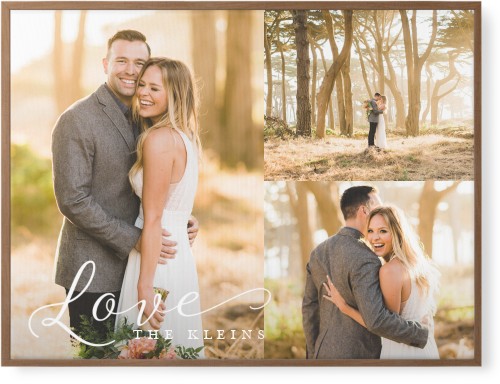 Just Love Trio Wall Art, Natural, Single piece, Canvas, 30x40, White, white