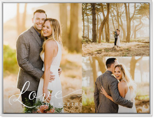 Just Love Trio Wall Art, White, Single piece, Canvas, 30x40, White, white