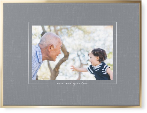 Gray And Gold Canvas Wall Art