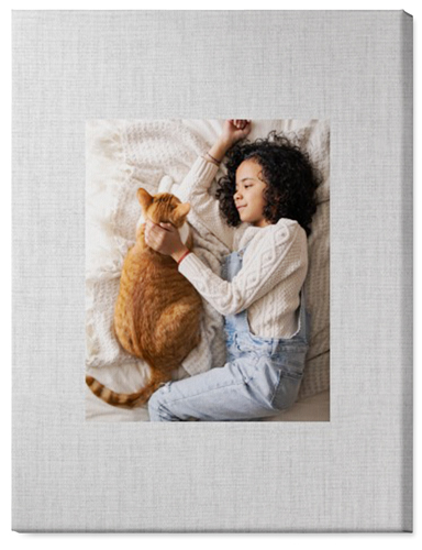 Full Frame One Wall Art, No Frame, Single piece, Canvas, 30x40, White