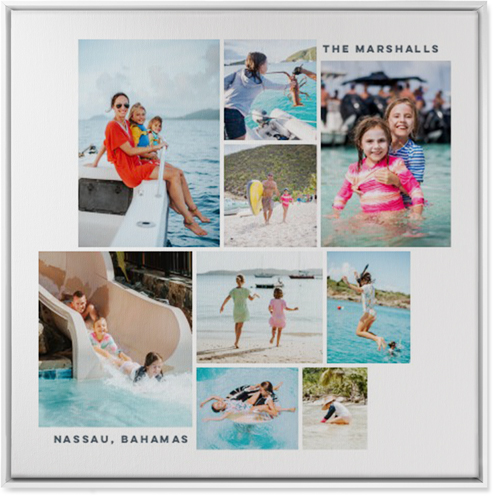 Gallery of Nine Wall Art, White, Single piece, Canvas, 36x36, Multicolor, multi