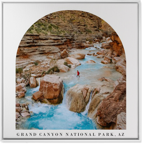 Archway View Wall Art, White, Single piece, Canvas, 36x36, White