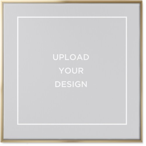 Upload Your Own Design Landscape Wall Art, Gold, Single piece, Canvas, 36x36, Multicolor, multi