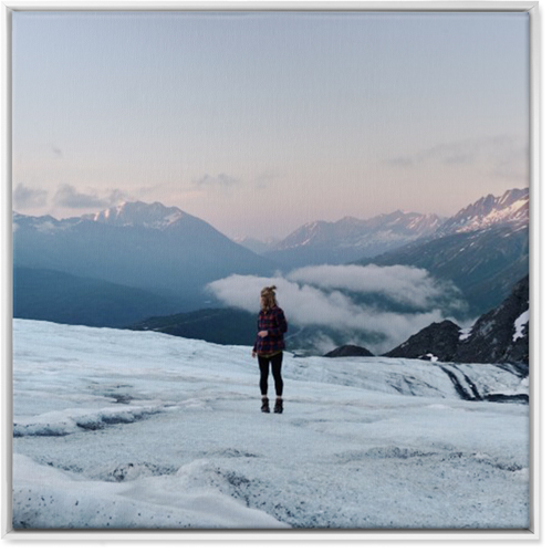 Photo Gallery Square Wall Art, White, Single piece, Canvas, 36x36, Multicolor