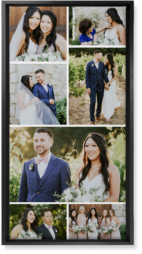 Gallery of Seven Pano Wall Art, Black, Single piece, Canvas, 10x20, Multicolor, multi