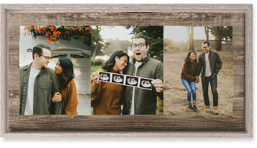 Countryside Pano Wall Art, Rustic, Single piece, Canvas, 10x20, Brown, wood