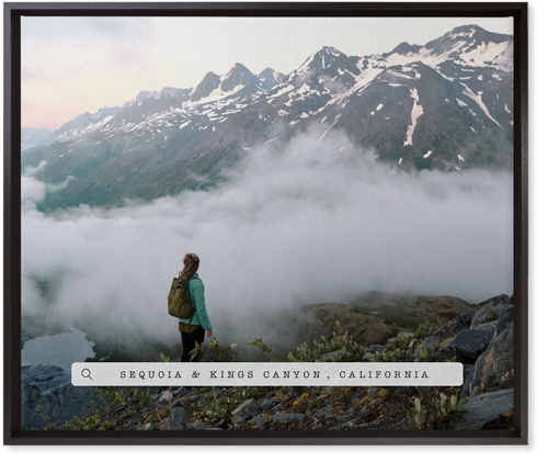 Travel Banner Wall Art, Black, Single piece, Canvas, 20x24, White, white