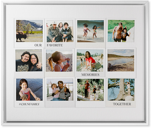 Photo Memories Wall Art, White, Single piece, Canvas, 20x24, White