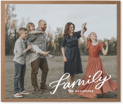 Family Letters Wall Art, Natural, Single piece, Canvas, 20x24, White