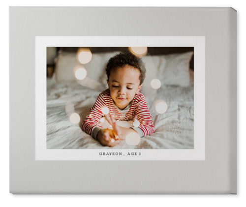 Frame Up Wall Art, No Frame, Single piece, Canvas, 20x24, Gray, silver lining