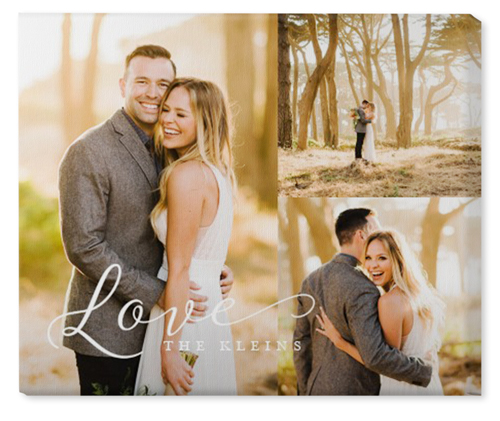 Family Photo Canvas Wall Display