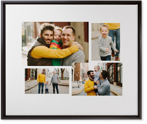 Connect Four Wall Art, Black, Single piece, Canvas, 20x24, White, white