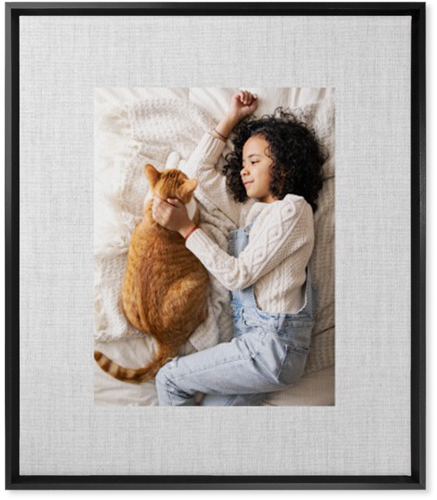 Full Frame One Wall Art, Black, Single piece, Canvas, 20x24, White