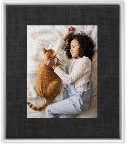 Full Frame One Wall Art, White, Single piece, Canvas, 20x24, Black