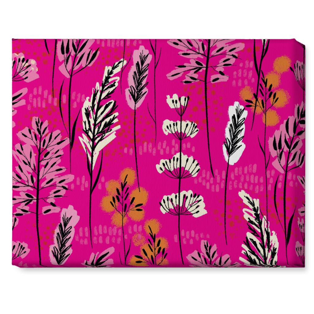 Wild Grasses on Pink Skies