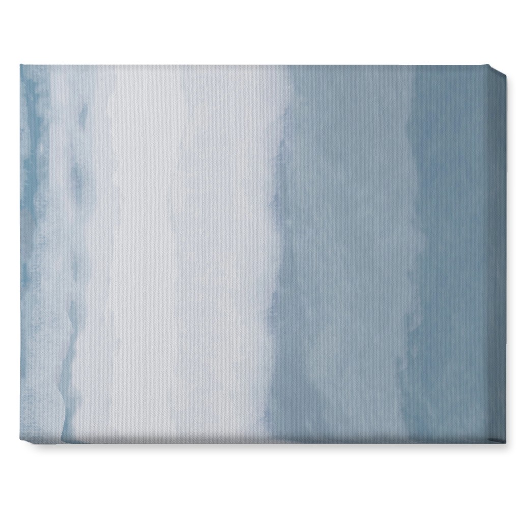 Tranquil Tides - Blue Wall Art, No Frame, Single piece, Canvas, 16x20, Blue, True Blue