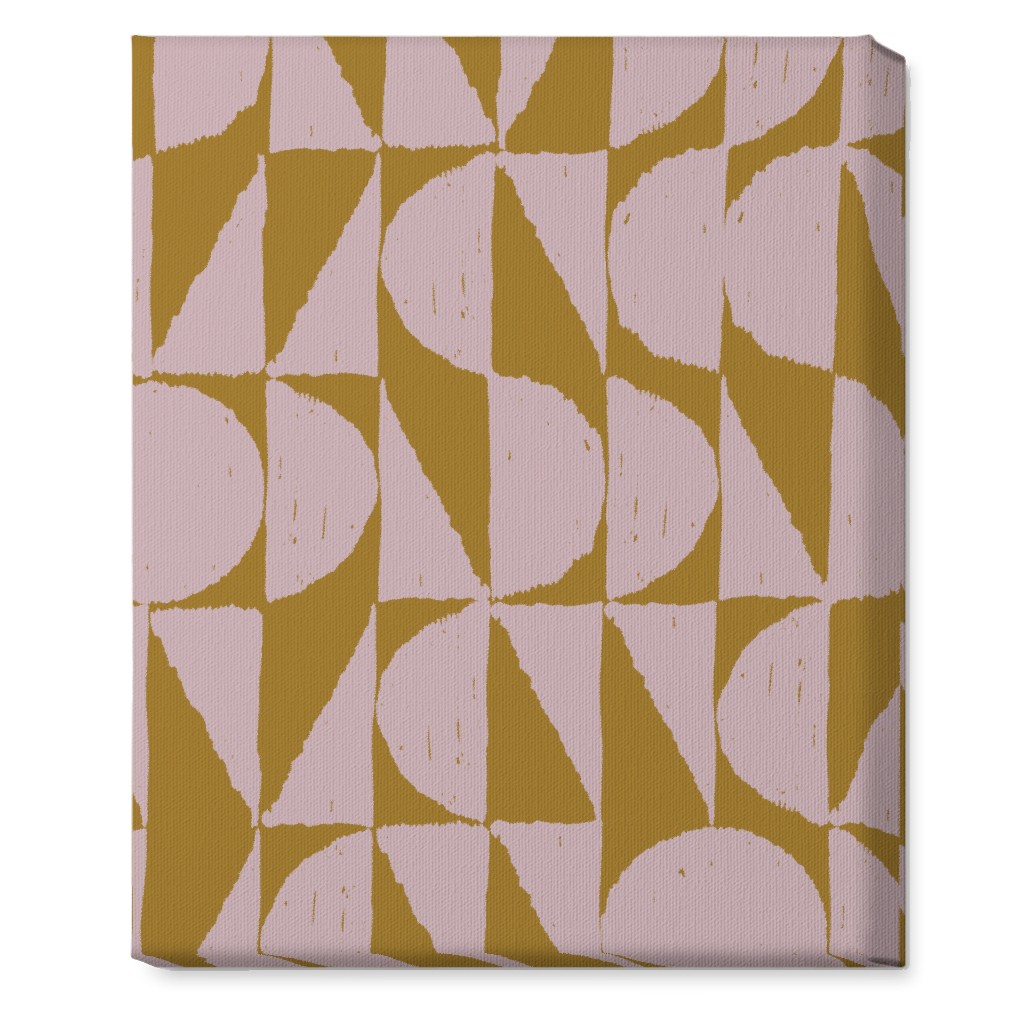Mod Shapes Wall Art, No Frame, Single piece, Canvas, 16x20, Multicolor, Alpaca