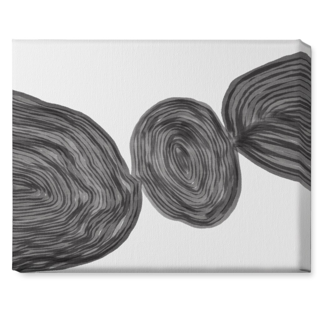 Stone - Neutral Wall Art, No Frame, Single piece, Canvas, 16x20, White, White