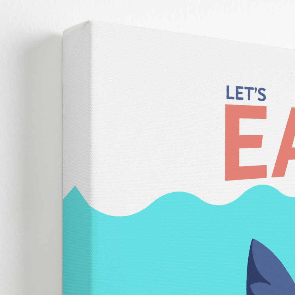Let's Eat Blue Wall Art Shutterfly