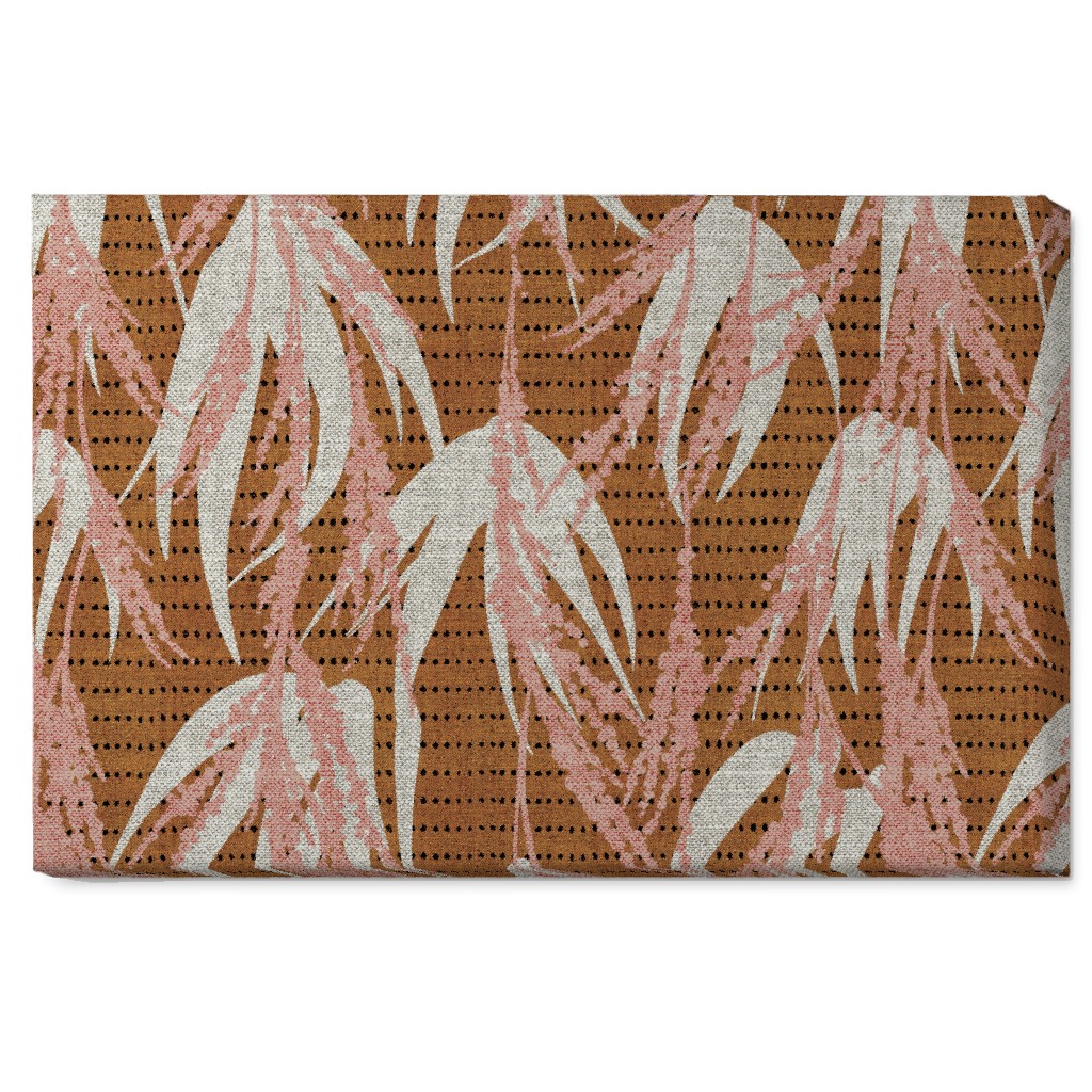 Vintage Palm Wall Art, No Frame, Single piece, Canvas, 20x30, Brown, Nutmeg