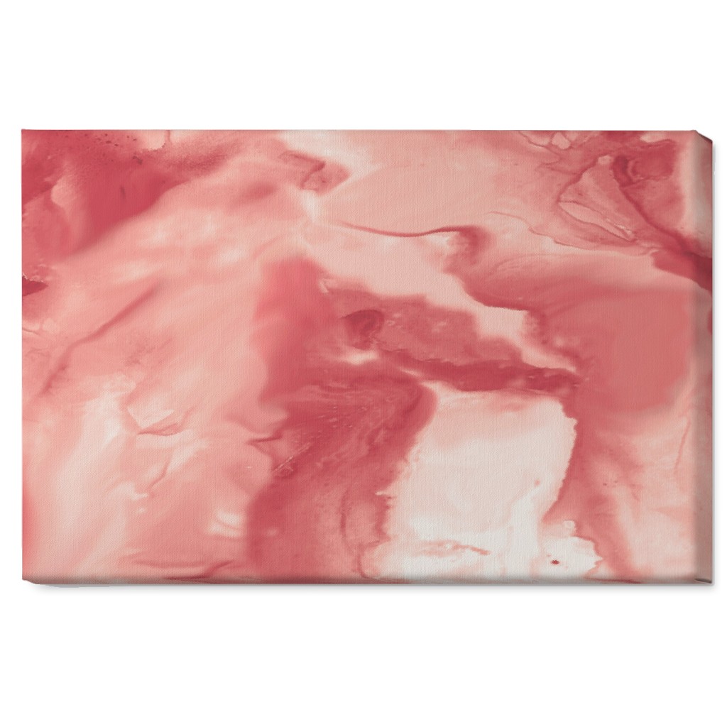 Abstract Watercolor Marble Wall Art, No Frame, Single piece, Canvas, 20x30, Pink
