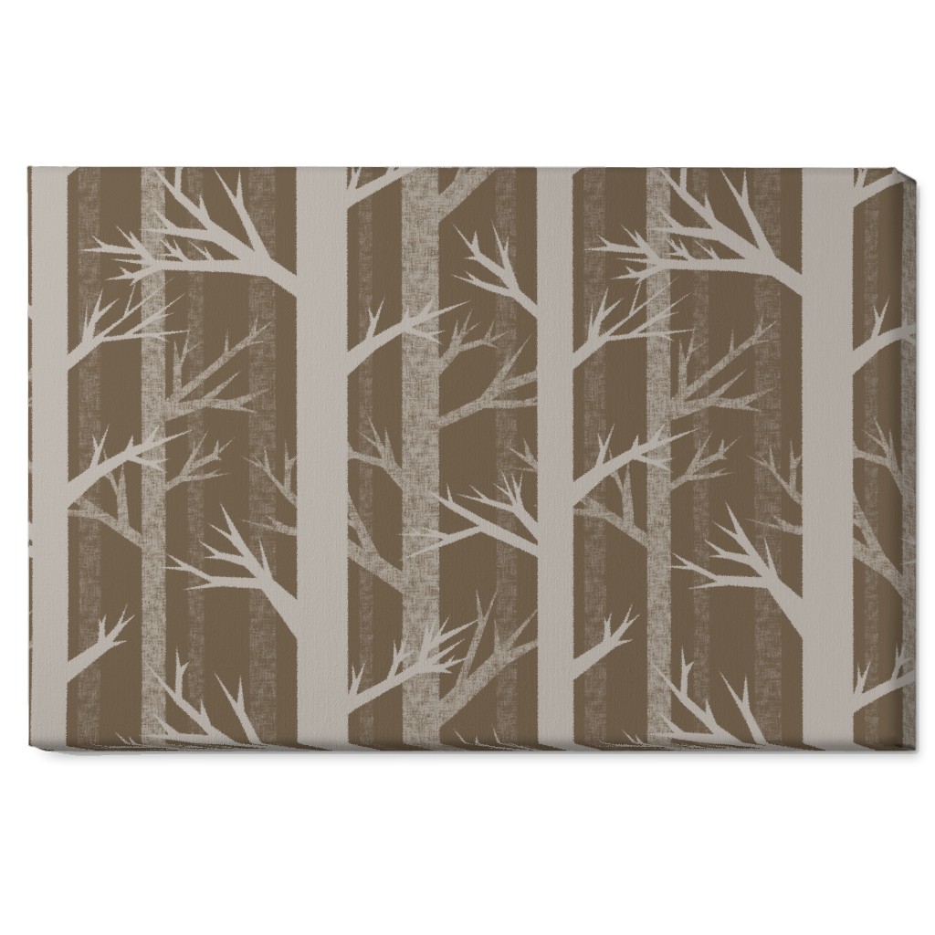 Winter Woods - Fawn Wall Art, No Frame, Single piece, Canvas, 20x30, Brown