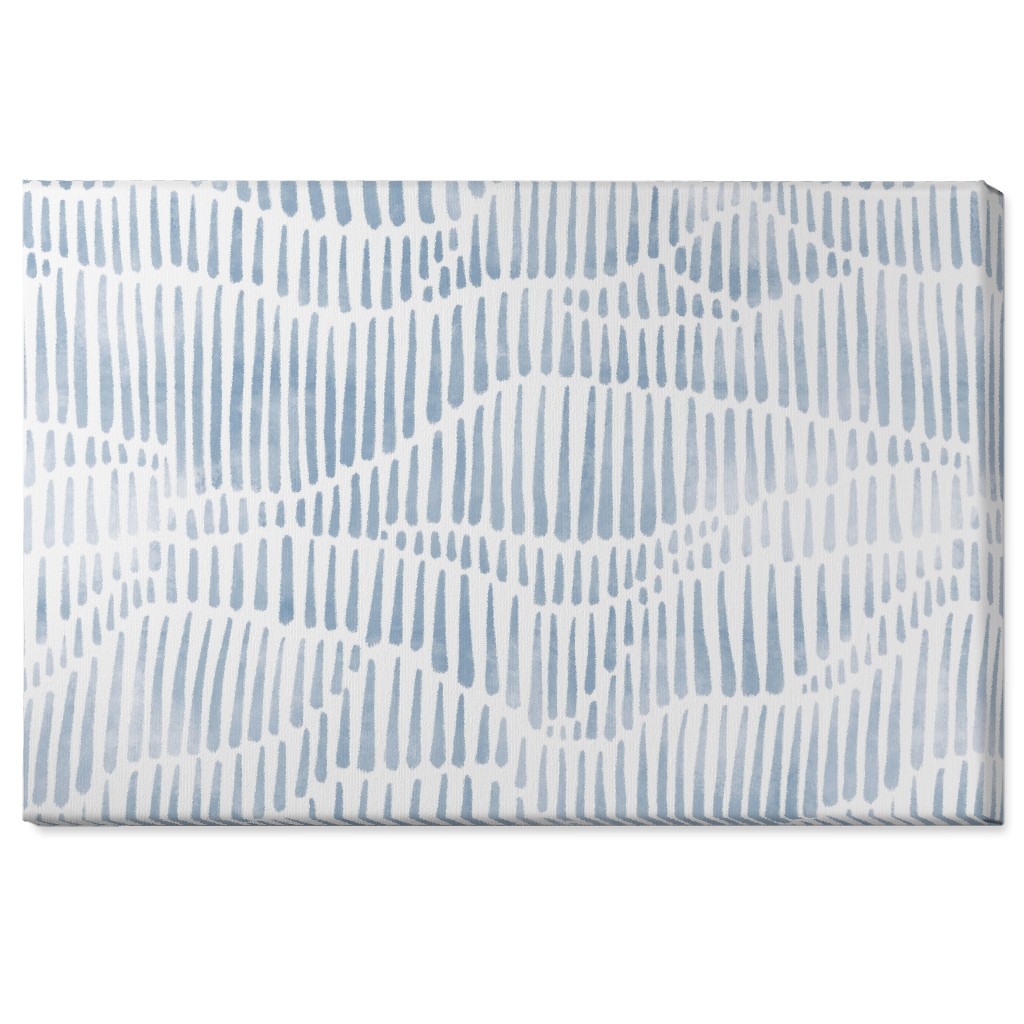 Appalachia - Blue Wall Art, No Frame, Single piece, Canvas, 24x36, Blue, True Blue