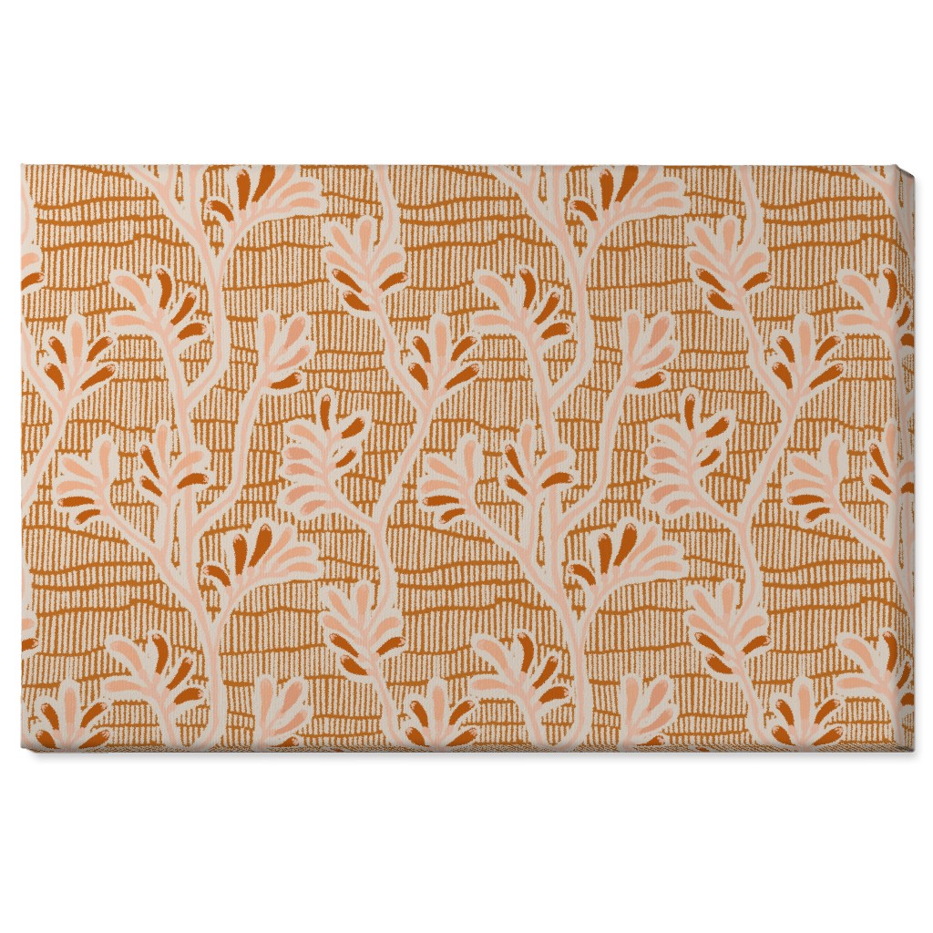 Kangaroo Paw - Floral Wall Art, No Frame, Single piece, Canvas, 24x36, Pink, Bright Pink