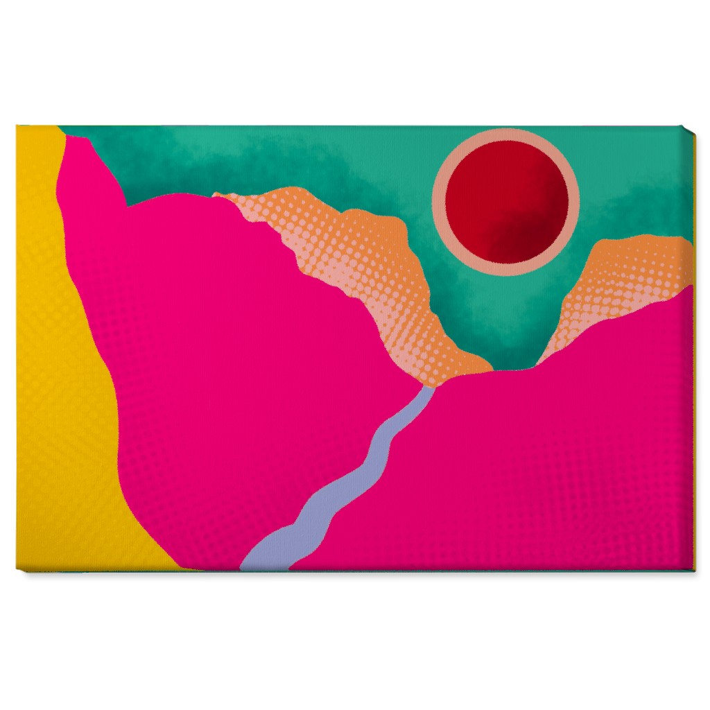 Mountains - Bold Wall Art, No Frame, Single piece, Canvas, 24x36, Multicolor