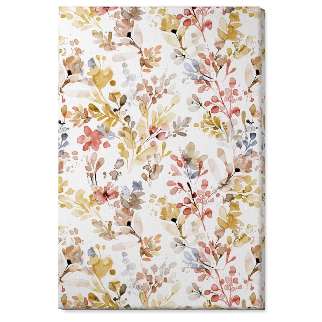 Wild Plants - Multi Wall Art, No Frame, Single piece, Canvas, 24x36, Multicolor