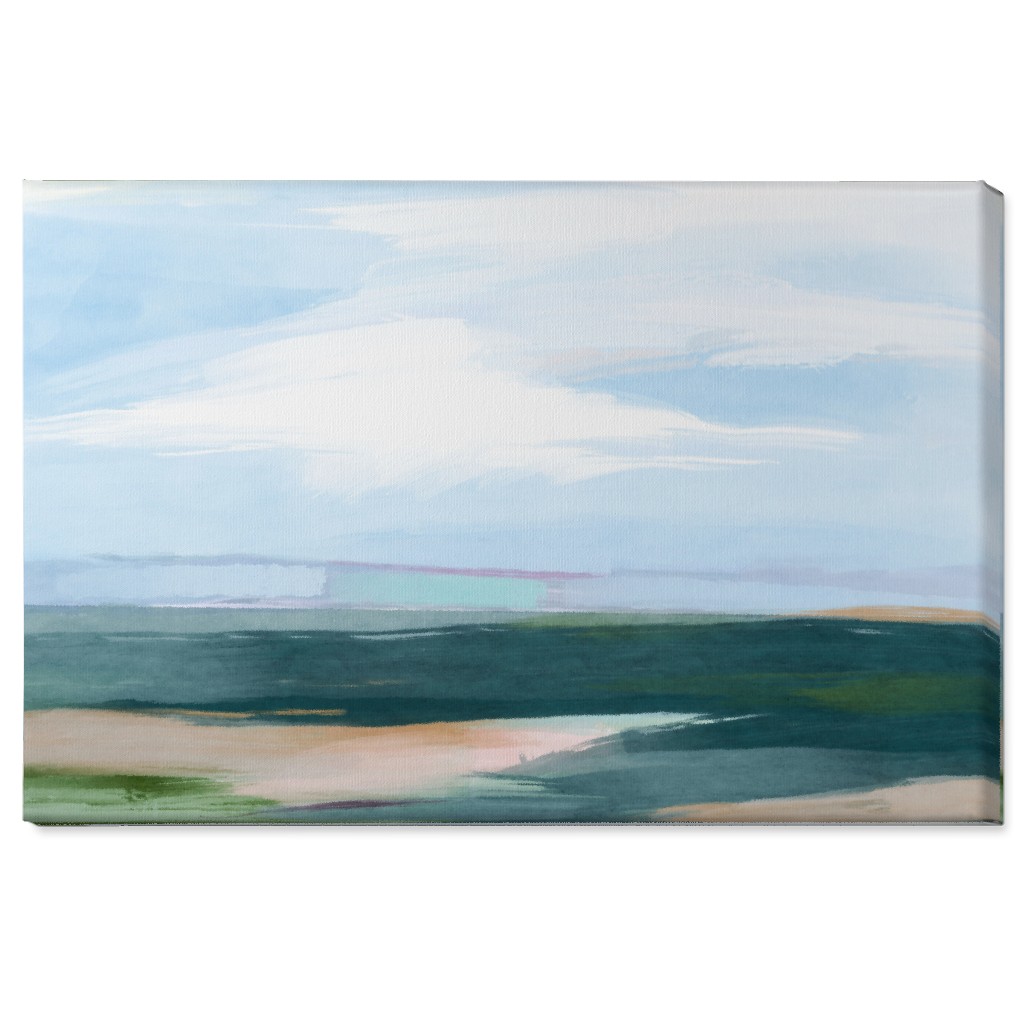 Big Sky Wall Art, No Frame, Single piece, Canvas, 24x36, Blue