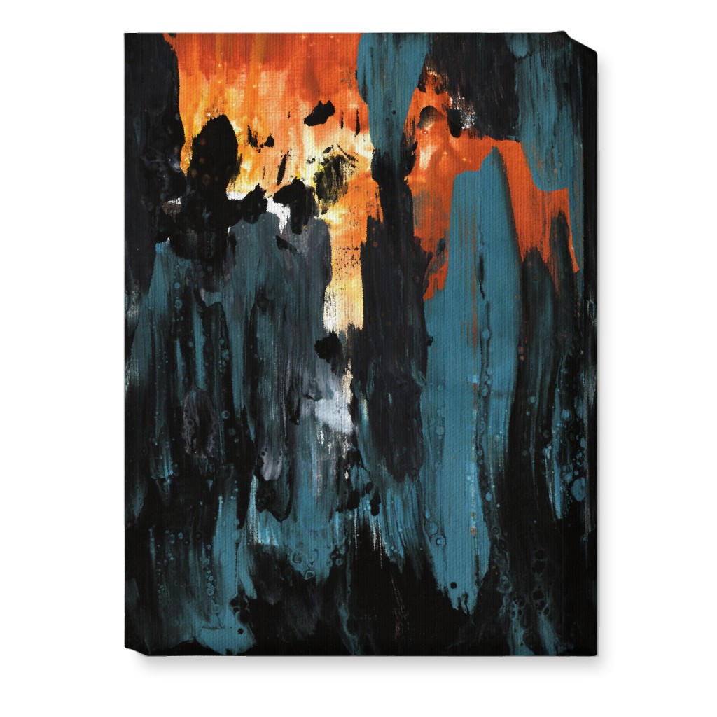 New Dawn - Multi Wall Art, No Frame, Single piece, Canvas, 10x14, Black, Black
