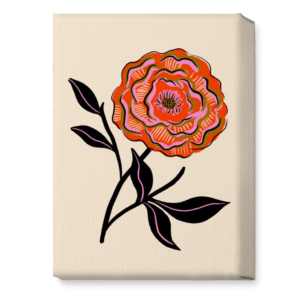 Vintage Botanical - Multi Wall Art, No Frame, Single piece, Canvas, 10x14, Multicolor