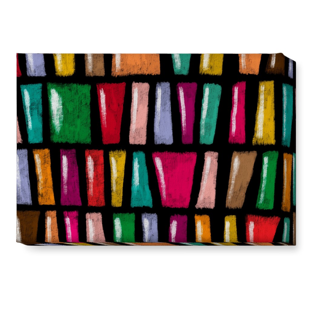 Stained Glass Abstract - Multi Wall Art, No Frame, Single piece, Canvas, 10x14, Multicolor