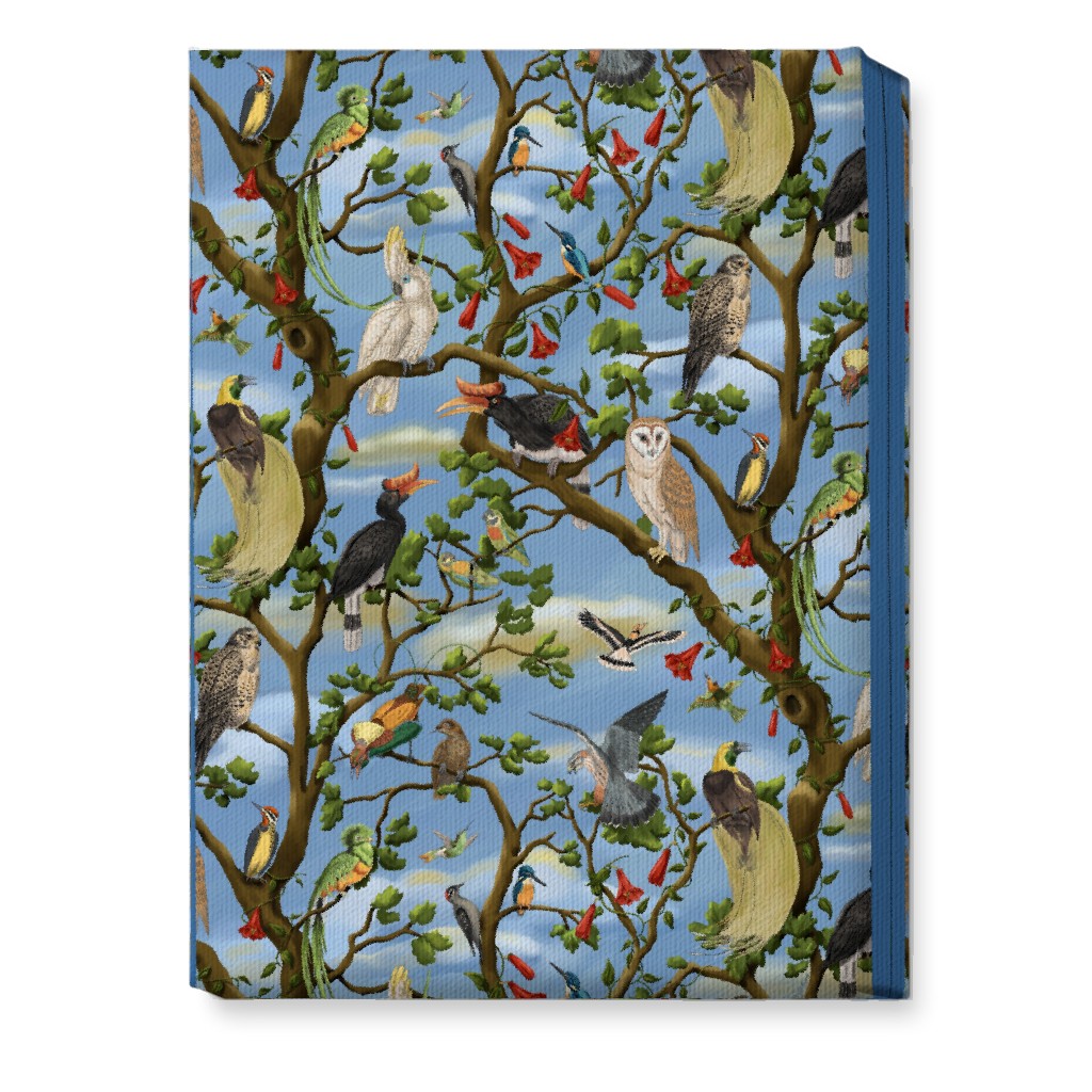 Bird Chorus - Multi Wall Art, No Frame, Single piece, Canvas, 10x14, Multicolor