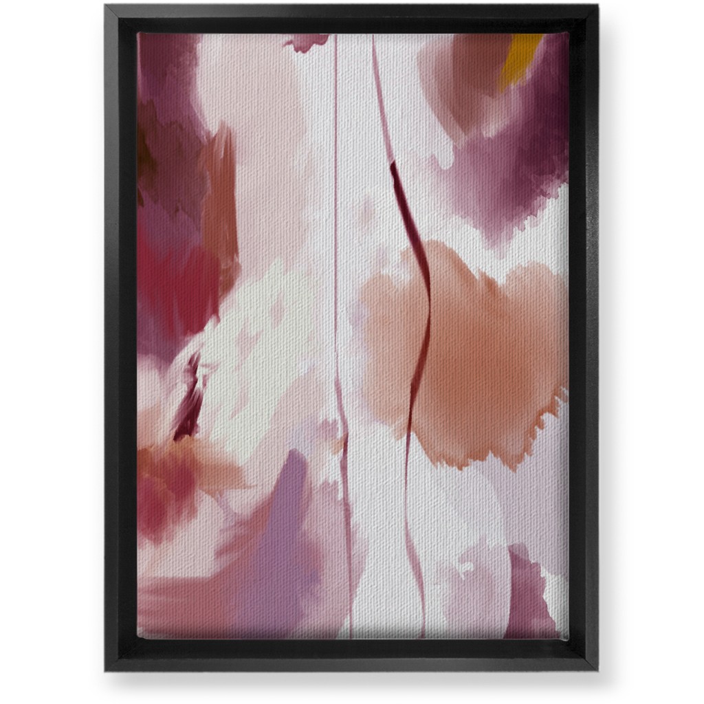 Canyon Light - Pink Wall Art, Black, Single piece, Canvas, 10x14, Pink