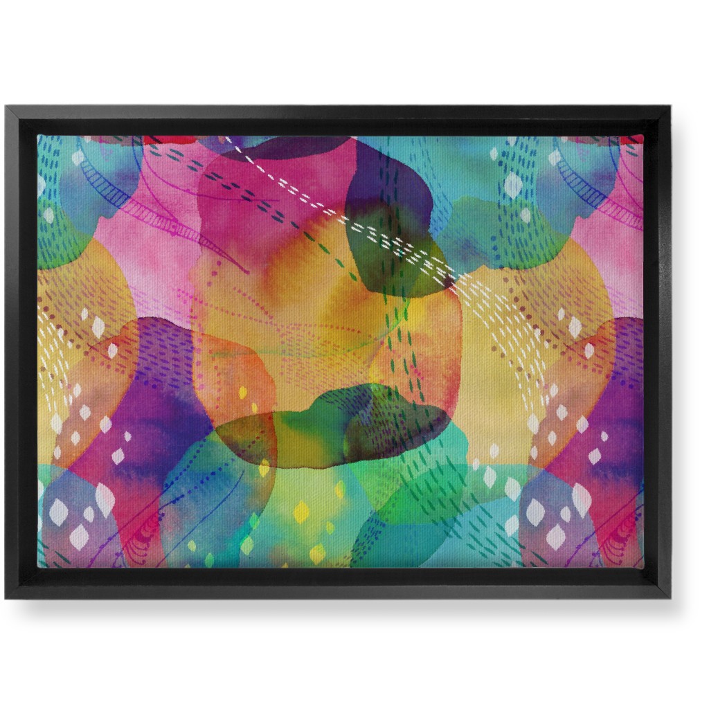 Daydreaming Wall Art, Black, Single piece, Canvas, 10x14, Multicolor