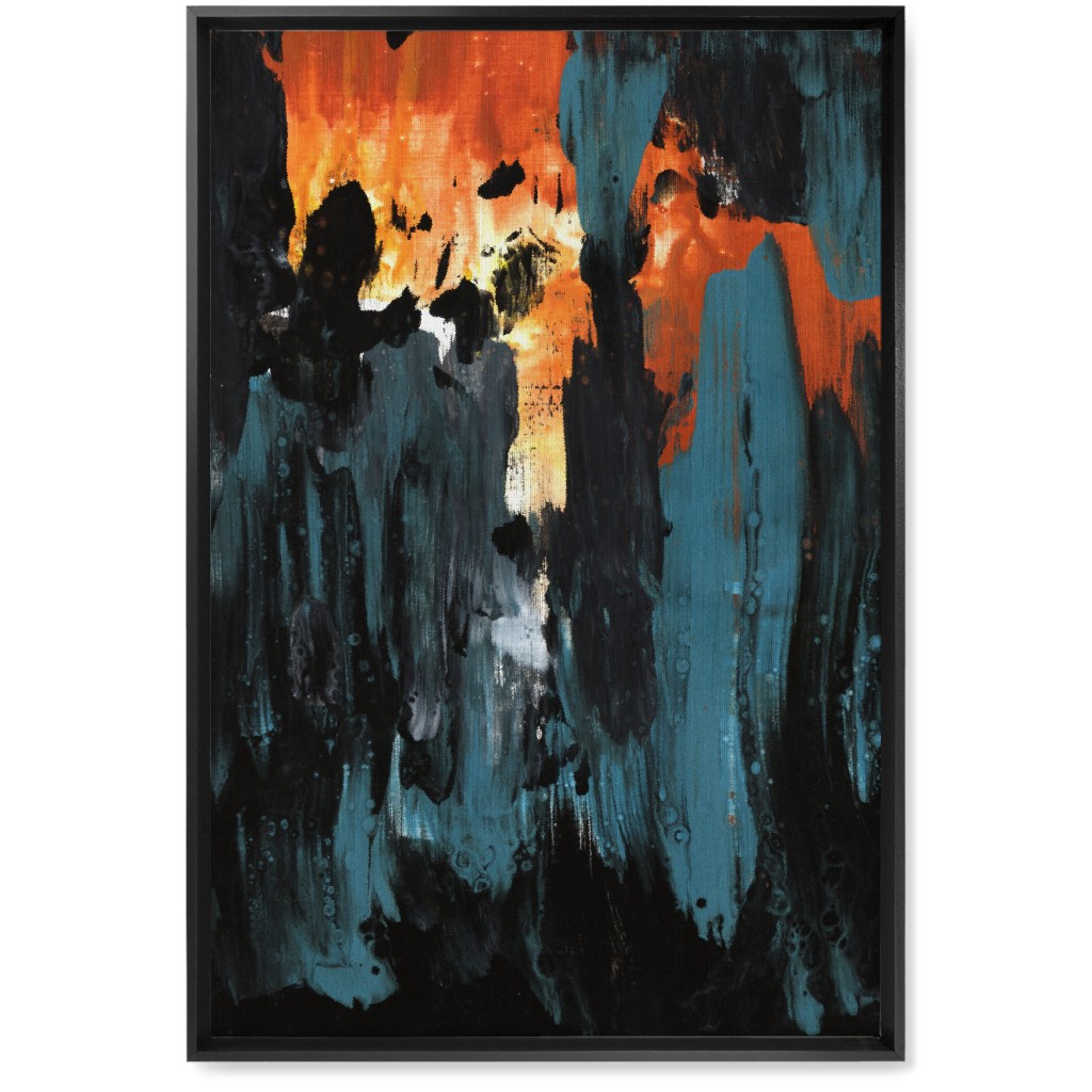 New Dawn - Multi Wall Art, Black, Single piece, Canvas, 20x30, Black, Black