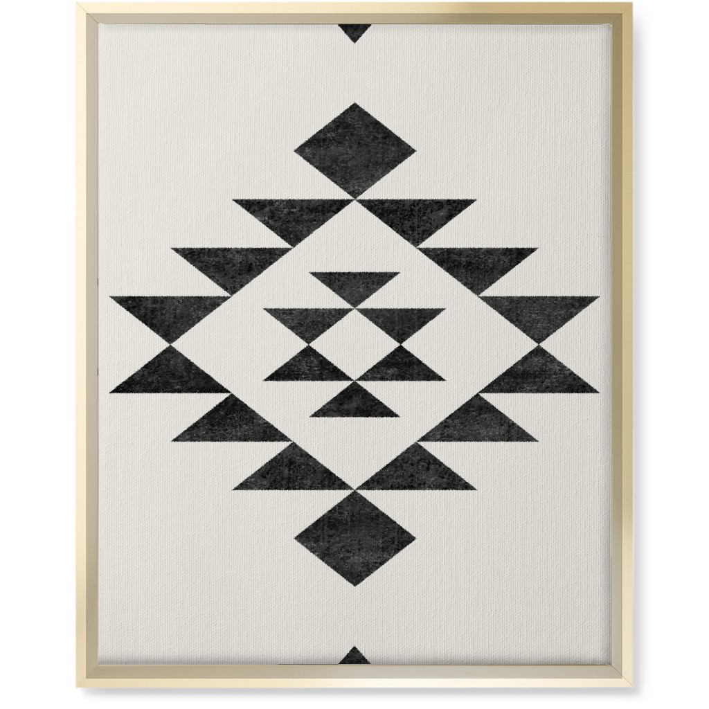 Southwest - Neutral Wall Art, Gold, Single piece, Canvas, 16x20, Beige, Pearl