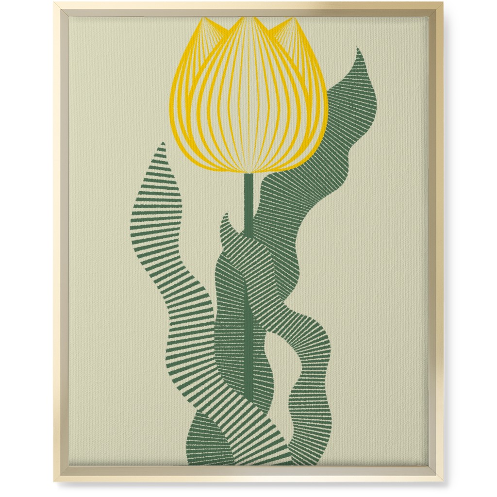 Yellow Floral Wall Art
