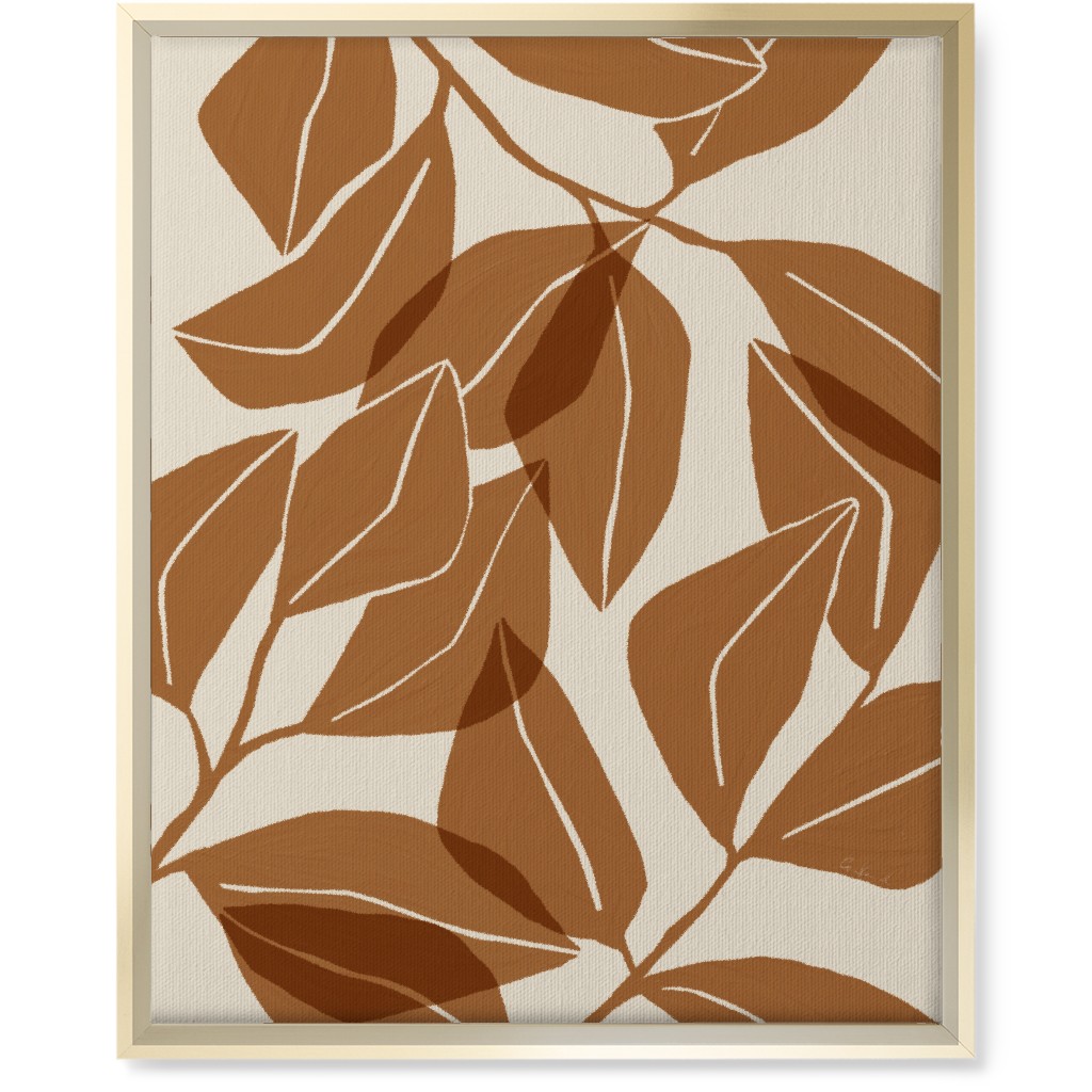 Orange Wedding Anniversary Wall Art