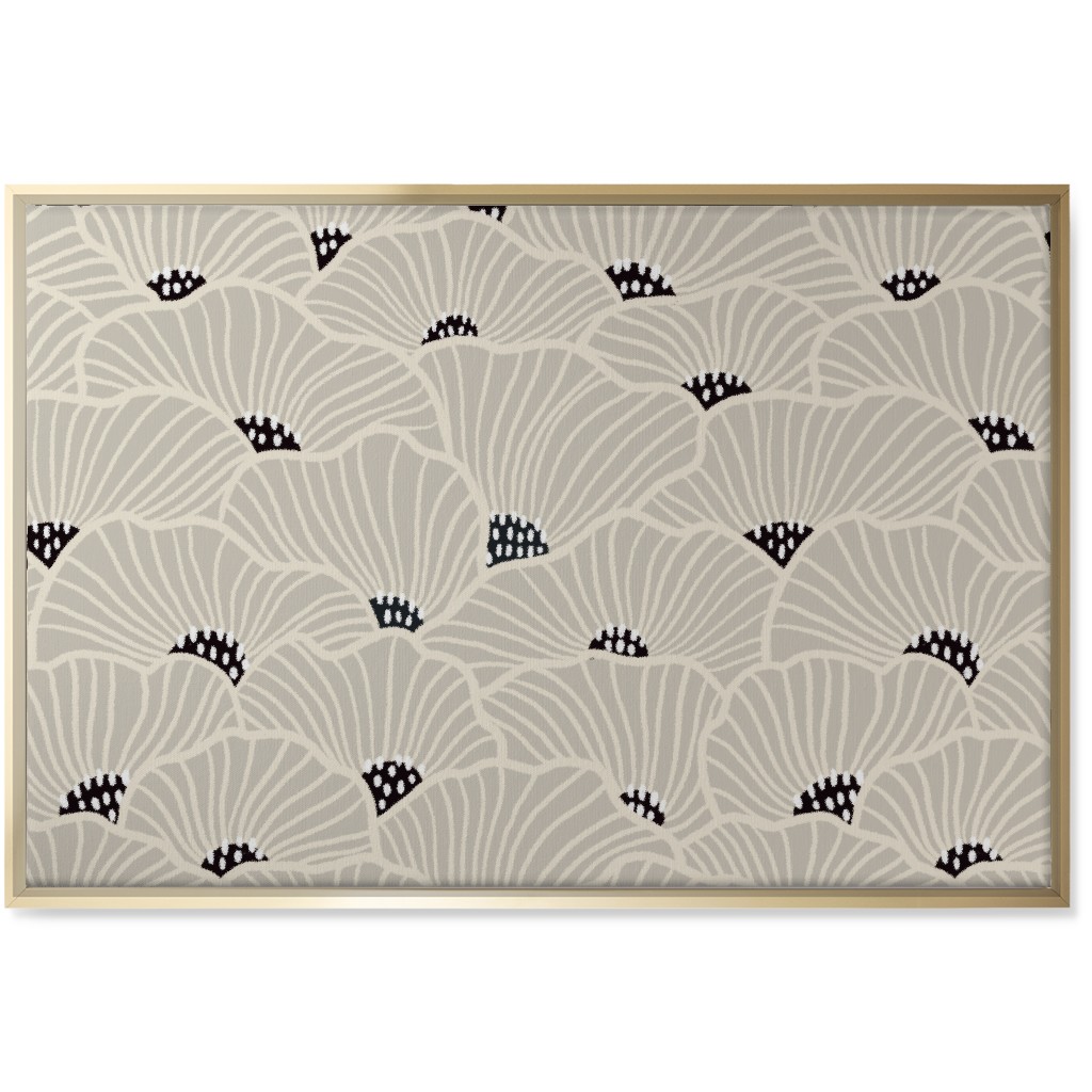 San Diego - Neutral Wall Art, Gold, Single piece, Canvas, 24x36, Beige, Pearl