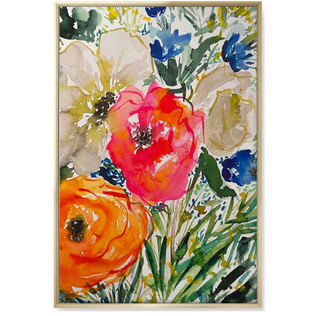 Unruly - Multi Wall Art, Gold, Single piece, Canvas, 24x36, Multicolor