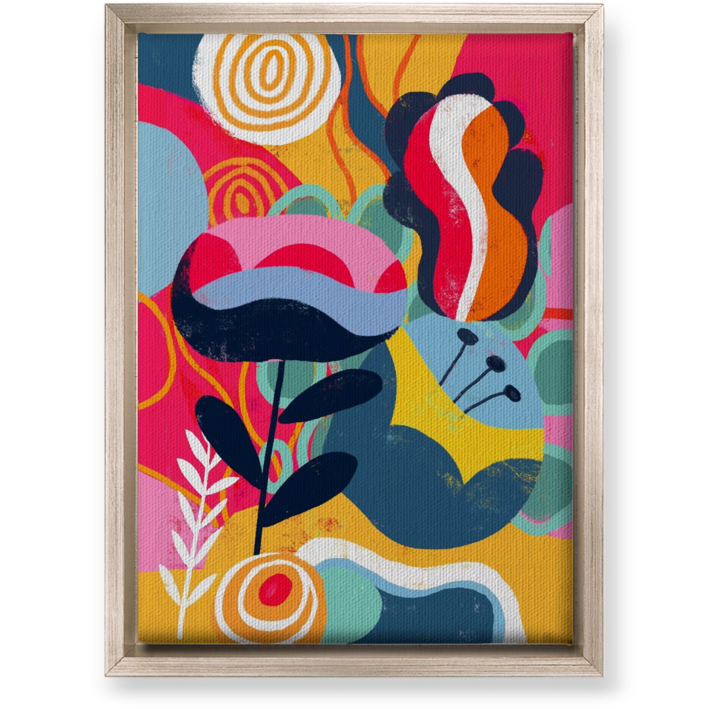 Think Big in Colors - Vibrant Wall Art, Metallic, Single piece, Canvas, 10x14, Multicolor