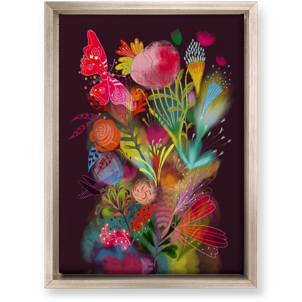 Tropical Magic Dream - Multi Wall Art, Metallic, Single piece, Canvas, 10x14, Multicolor