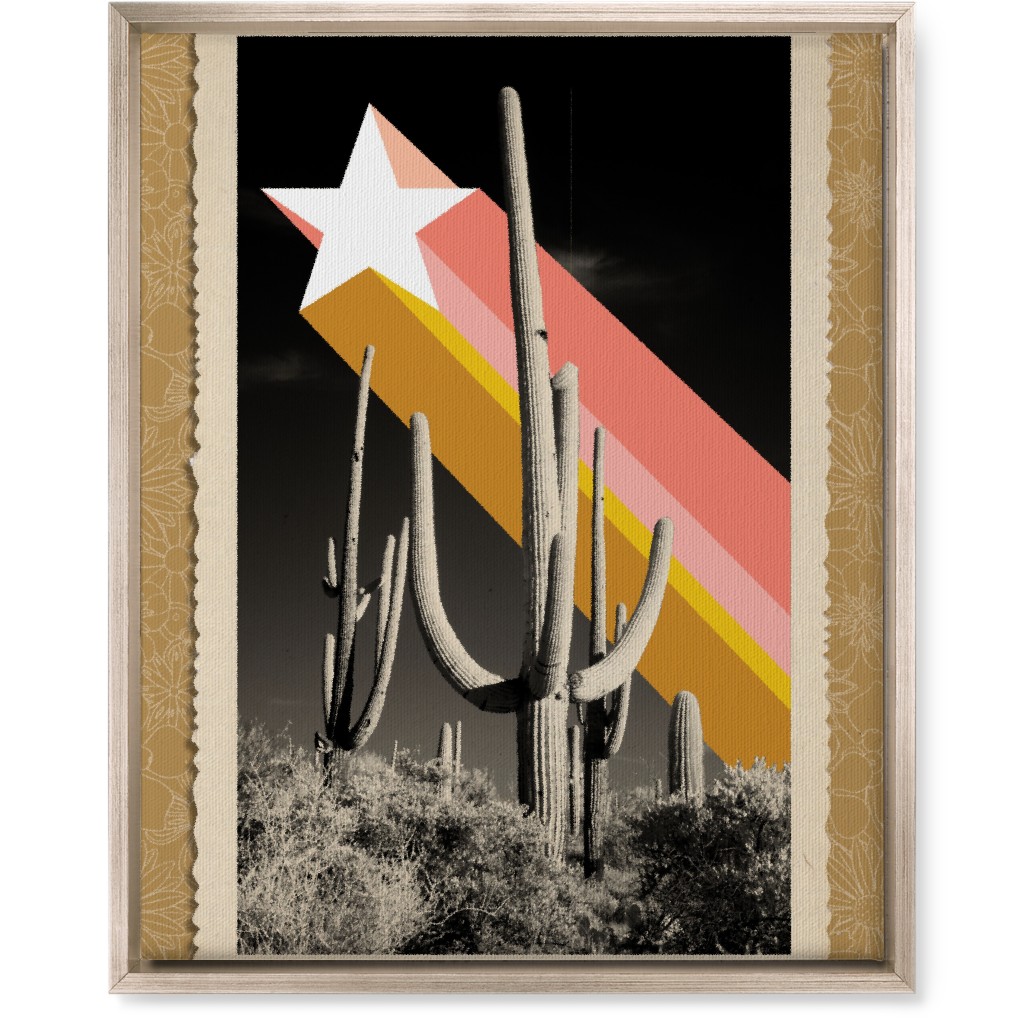 Wander, Seek, Discover - Multi Wall Art, Metallic, Single piece, Canvas, 16x20, Multicolor