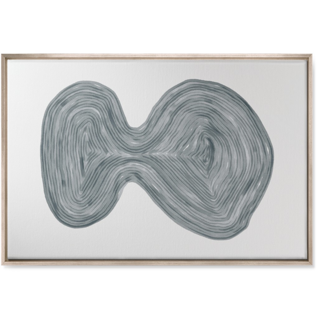 Do Do - Neutral Wall Art, Metallic, Single piece, Canvas, 24x36, Gray