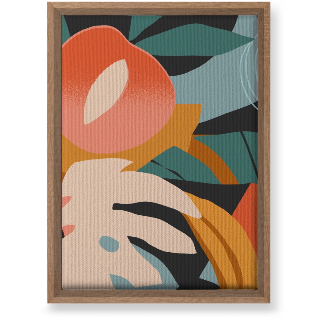 Peach Beach - Multi Wall Art, Natural, Single piece, Canvas, 10x14, Multicolor